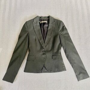 Zara Charcoal Gray Blazer
